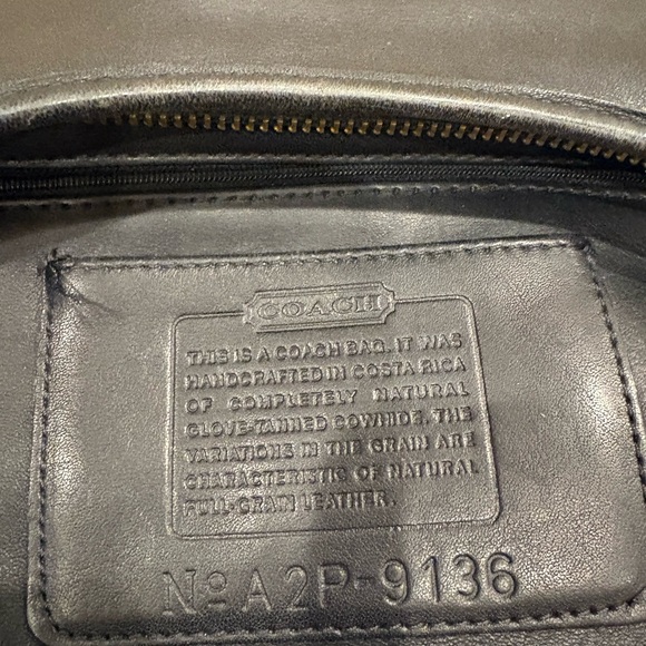 Coach Vintage Legacy Small Pocket Zip Bag ~ Costa Rica - Picture 6 of 6